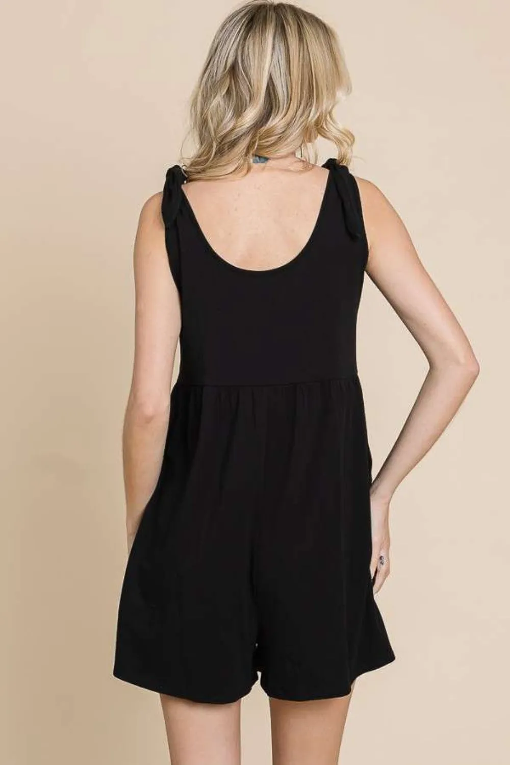 Culture Code Full Size Shoulder Knot Baggy Romper sold by Charming Charlie product image thumbnail 2