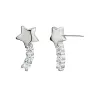 GL Creations- Sterling Silver Shooting Star CZ Earrings sold by Charming Charlie