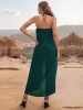 Layered Halter Neck Wide Leg Jumpsuit sold by Charming Charlie