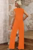 Round Neck Sleeveless Top and Pants Set sold by Charming Charlie