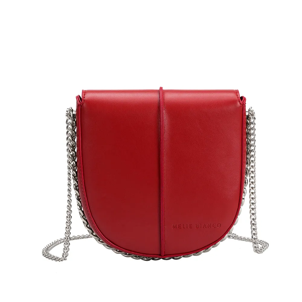 Brie Red Recycled Vegan Crossbody Bag sold by Charming Charlie product image thumbnail 3