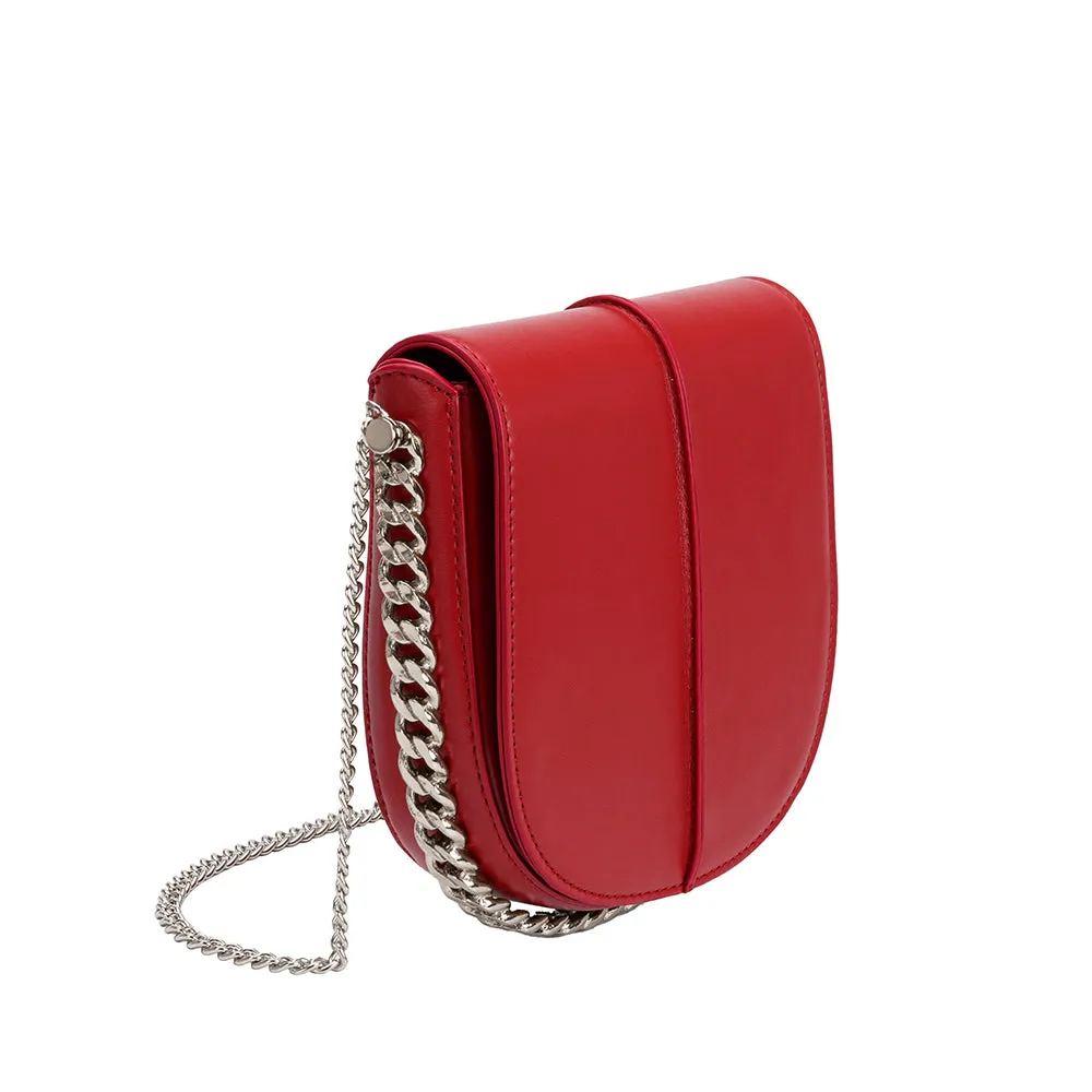 Brie Red Recycled Vegan Crossbody Bag sold by Charming Charlie product image thumbnail 2
