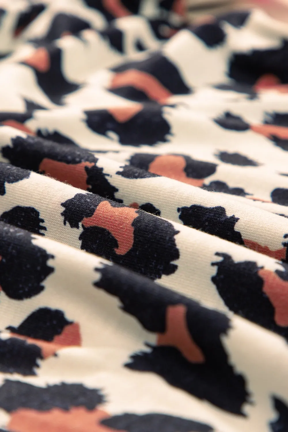 Leopard Round Neck Short Sleeve T-Shirt sold by Charming Charlie product image thumbnail 5