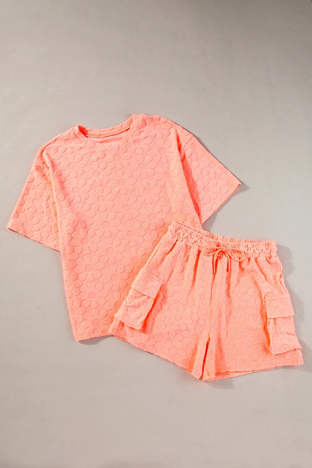 Round Neck Half Sleeve Top and Shorts Set sold by Charming Charlie product image thumbnail 4