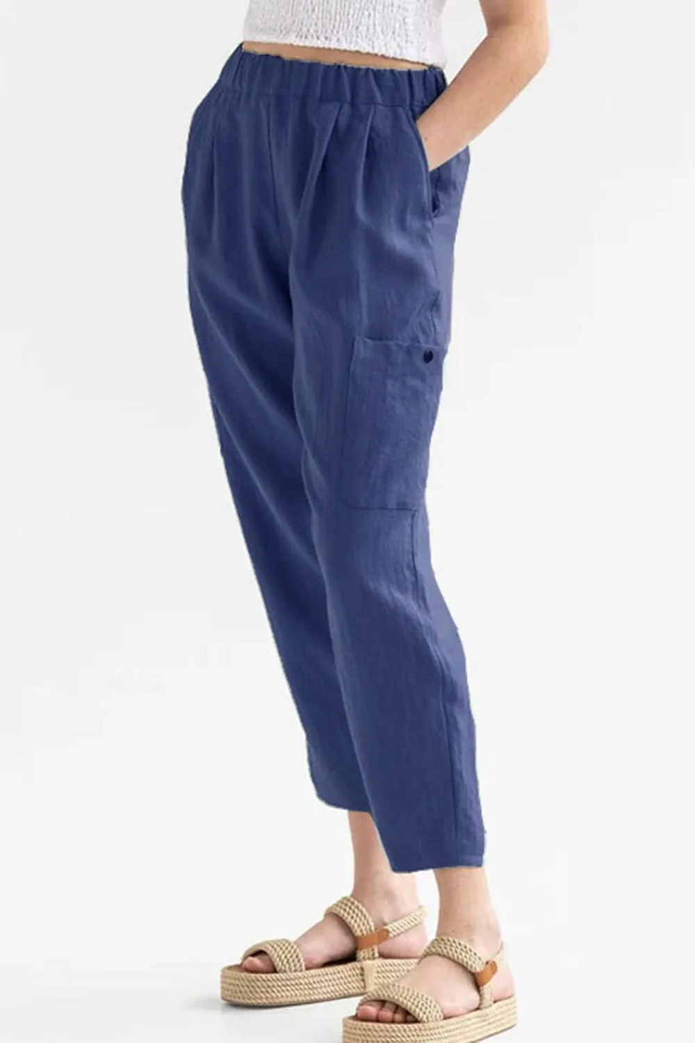 Pocketed Elastic Waist Pants sold by Charming Charlie product image thumbnail 4