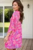 Printed Collared Neck Button Up Shirt sold by Charming Charlie