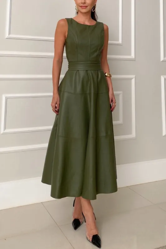 Round Neck Sleeveless Midi Dress sold by Charming Charlie