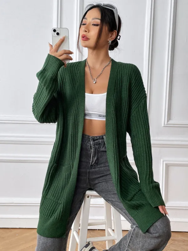 Open Front Long Sleeve Cardigan sold by Charming Charlie