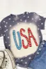 USA Round Neck Short Sleeve T-Shirt sold by Charming Charlie