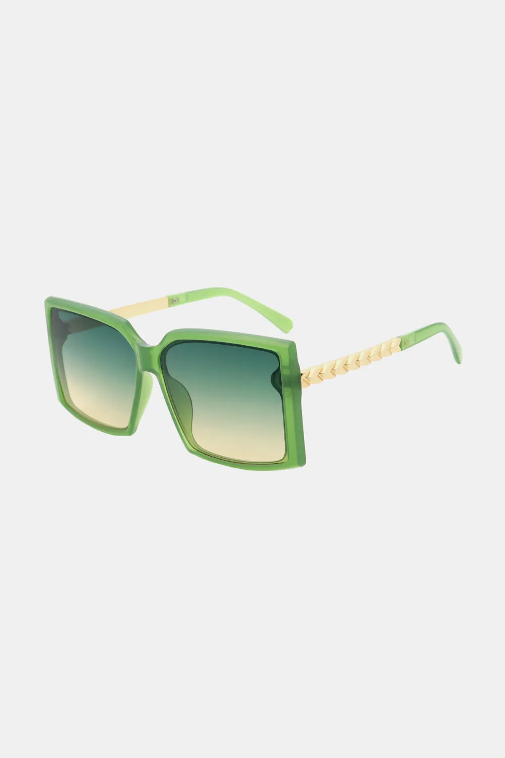 Polycarbonate Frame Square Sunglasses sold by Charming Charlie product image thumbnail 5