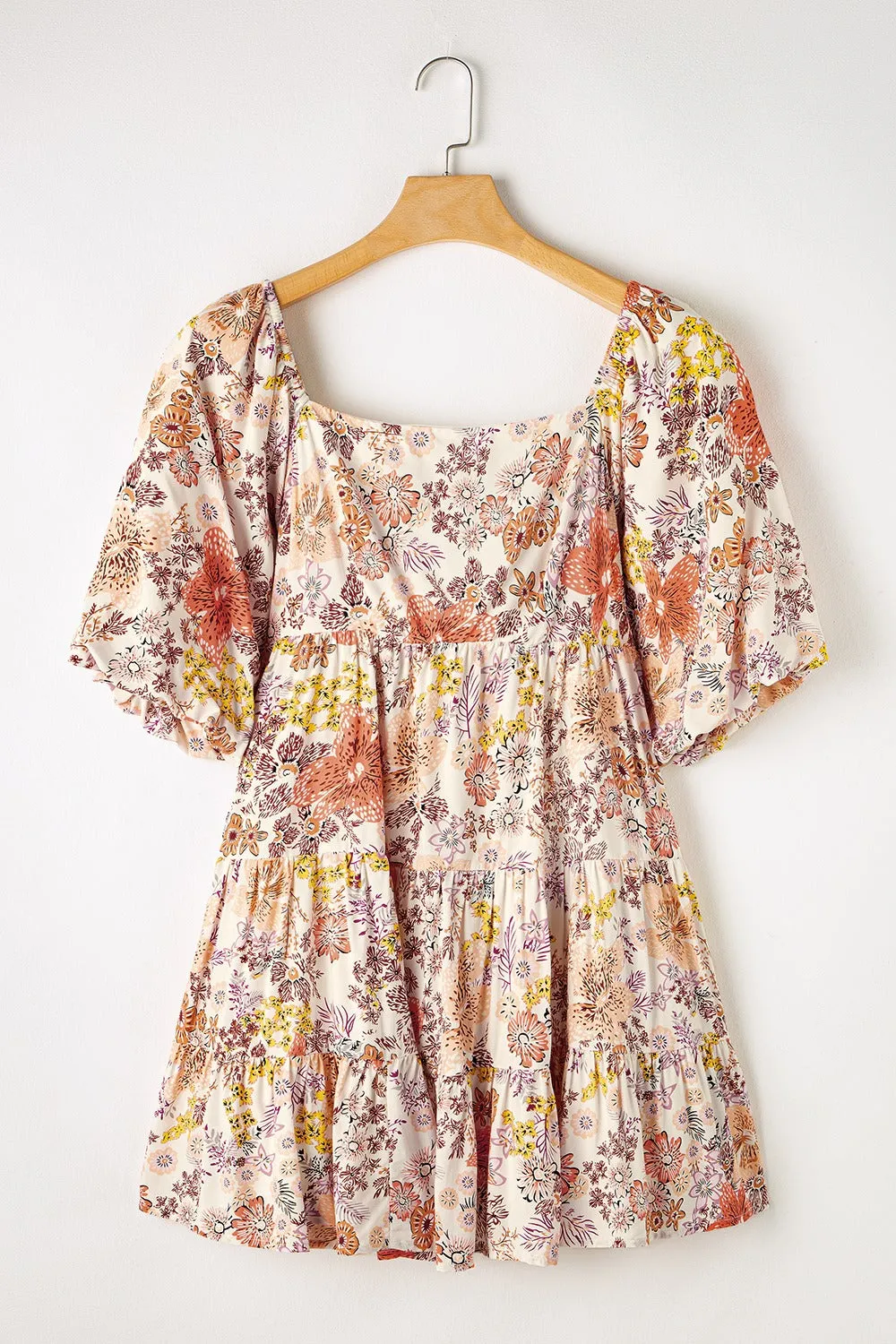 Tied Printed Half Sleeve Mini Dress sold by Charming Charlie product image thumbnail 2