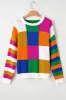 Color Block Long Sleeve Sweater sold by Charming Charlie