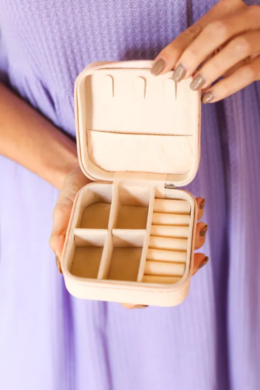 Blush Travel Jewelry Box sold by Charming Charlie