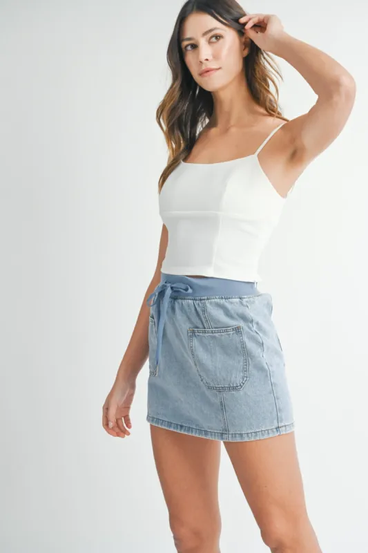 MABLE Strappy Back Cropped Cami sold by Charming Charlie