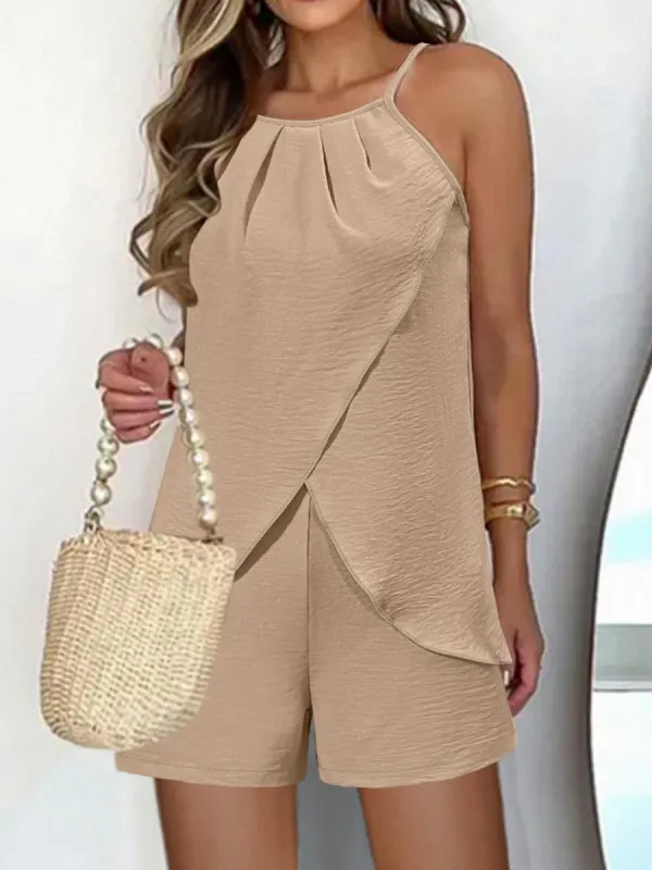Spaghetti Strap Top and Shorts Set sold by Charming Charlie
