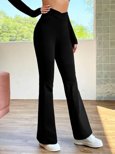 High Waist Bootcut Pants sold by Charming Charlie product image thumbnail 4
