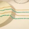 Turquoise Titanium Steel Double-Layered Necklace sold by Charming Charlie