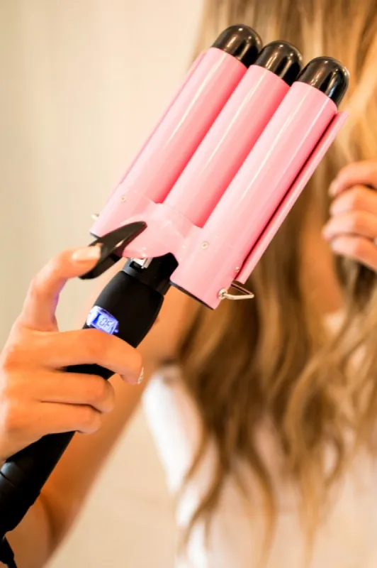 Beach Boho Wave Wand Mermaid Hair Curling Iron sold by Charming Charlie