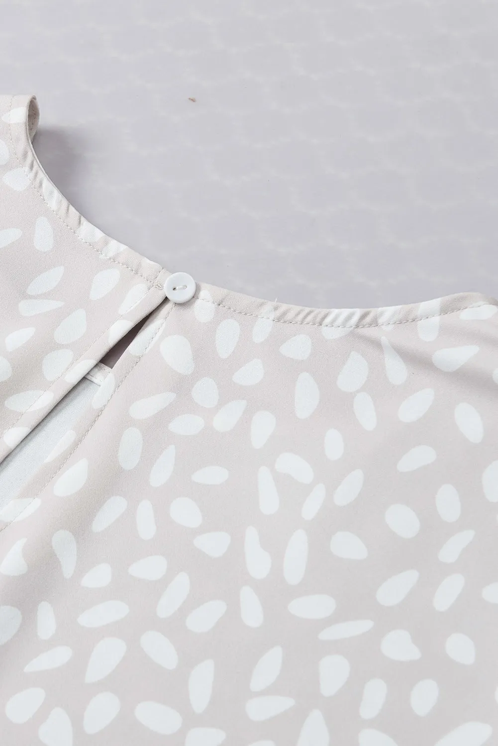 Printed Round Neck Half Sleeve Blouse sold by Charming Charlie product image thumbnail 4