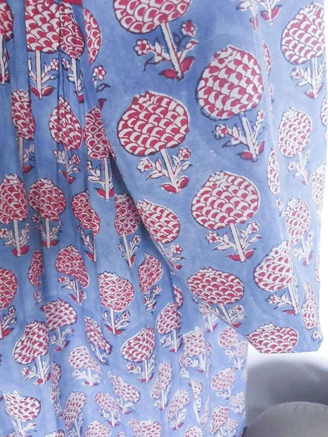 Printed Tie Neck Half Sleeve Mini Dress sold by Charming Charlie product image thumbnail 3