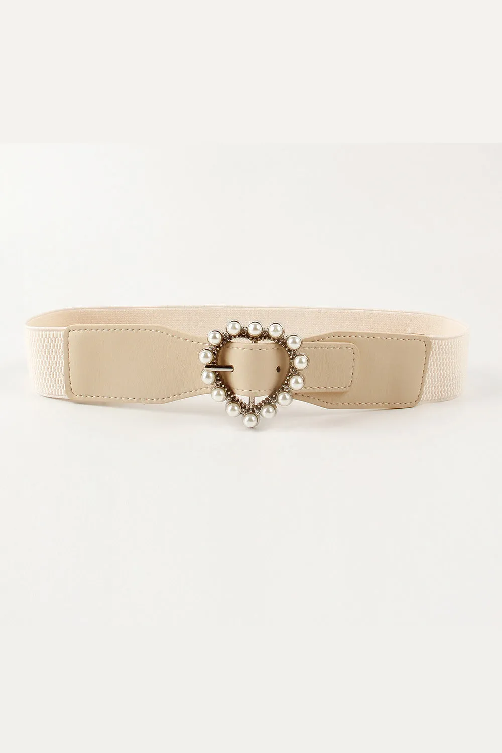 Pearl Heart Buckle Elastic Belt sold by Charming Charlie product image thumbnail 2