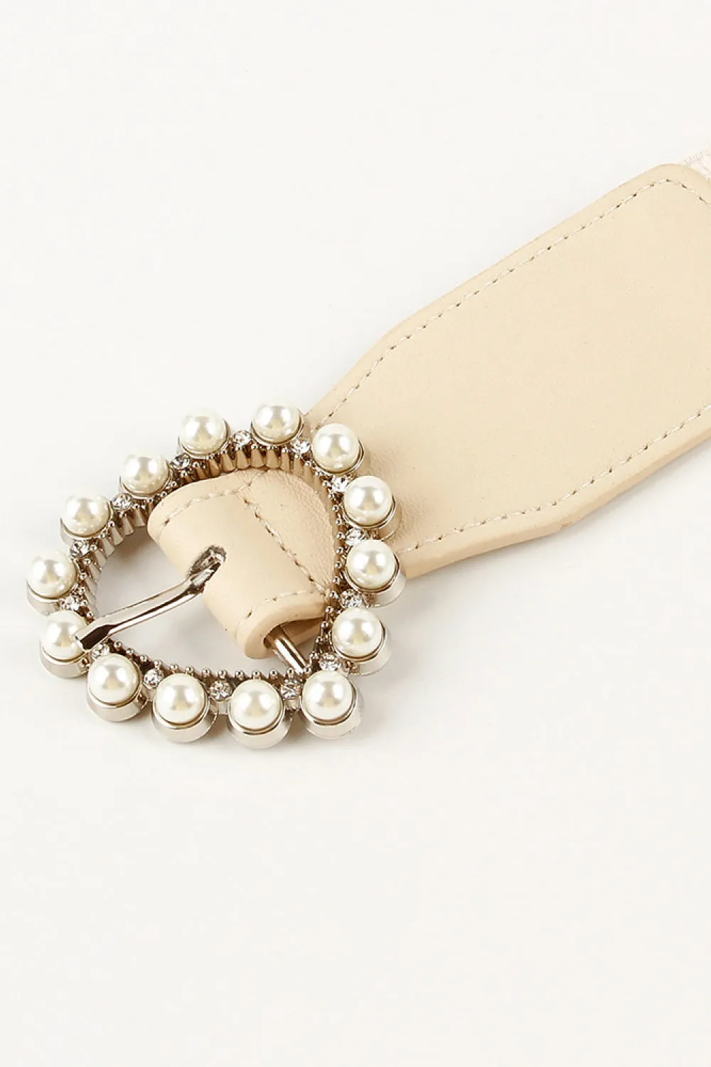 Pearl Heart Buckle Elastic Belt sold by Charming Charlie product image thumbnail 3