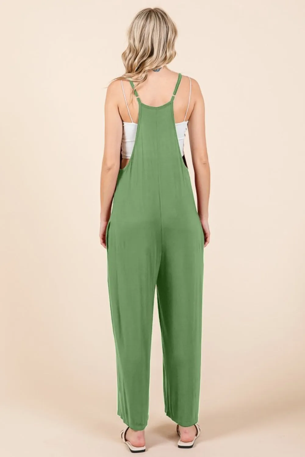 Culture Code Full Size Sleeveless Wide Leg Jumpsuit with Pockets sold by Charming Charlie product image thumbnail 2