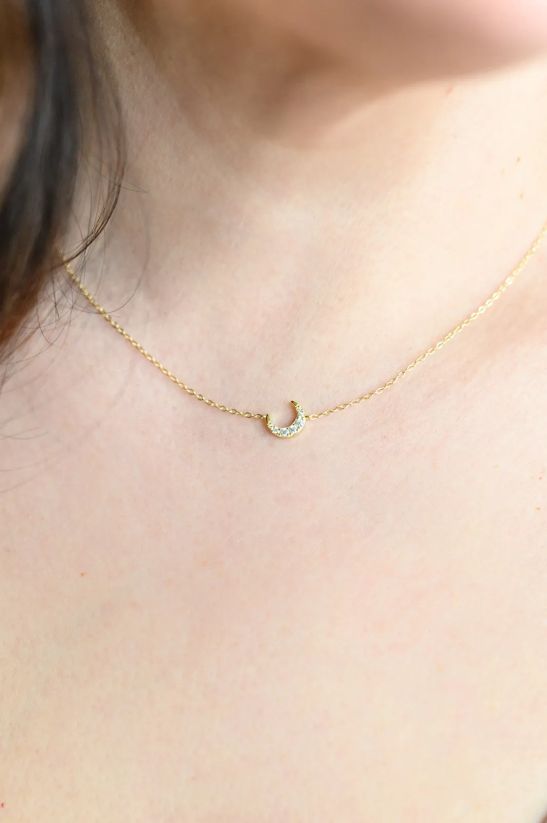 Over the Moon Necklace sold by Charming Charlie