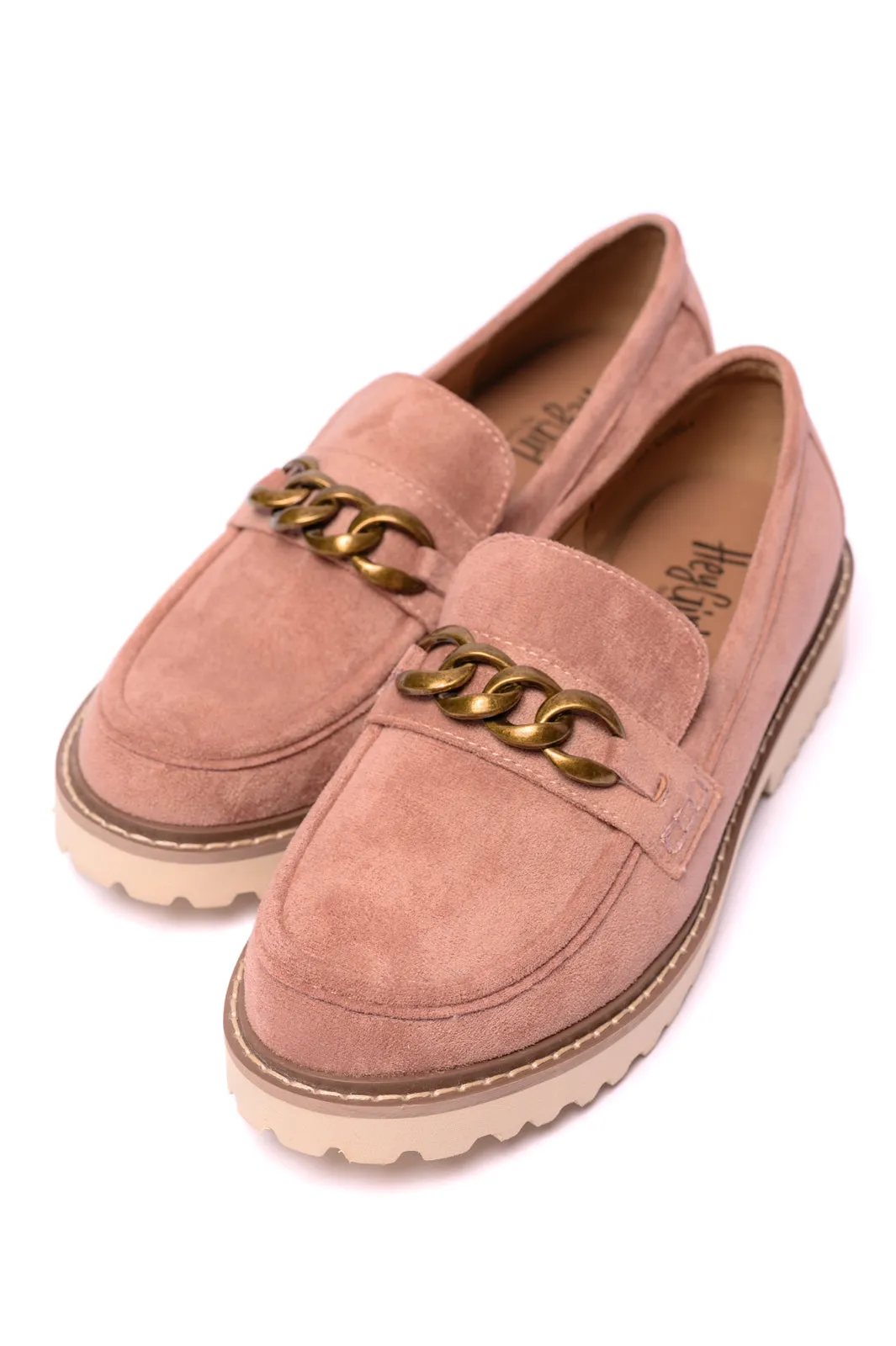 Literally Loafers in Blush Faux Suede sold by Charming Charlie product image thumbnail 2