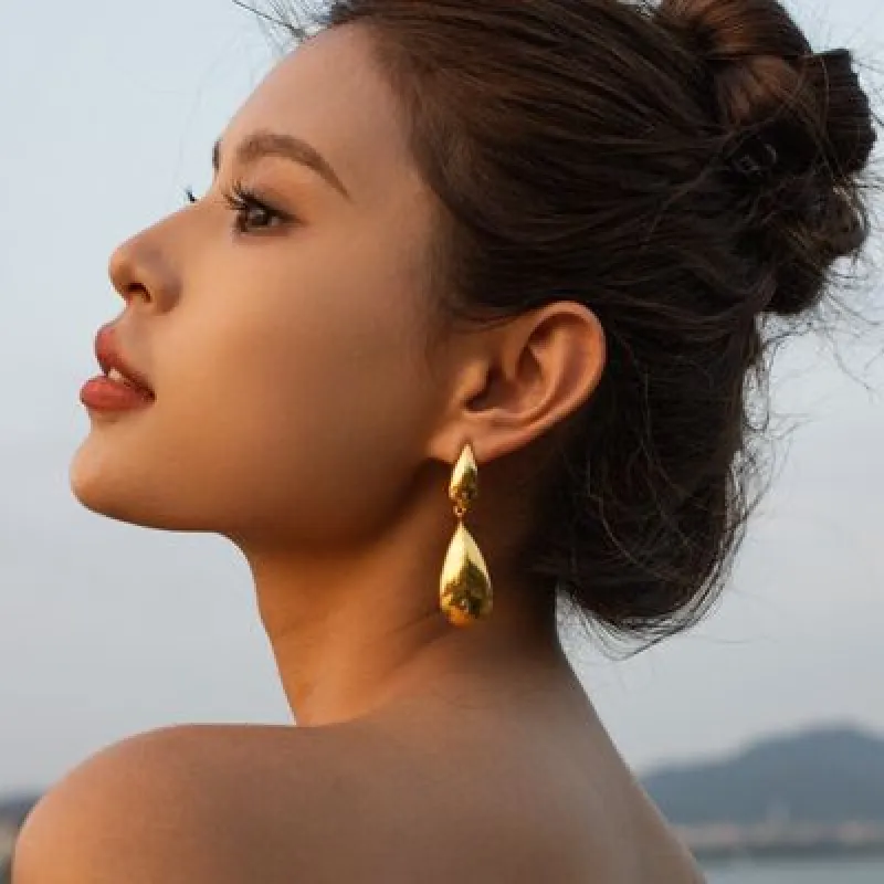 Stainless Steel Dangle Earrings sold by Charming Charlie