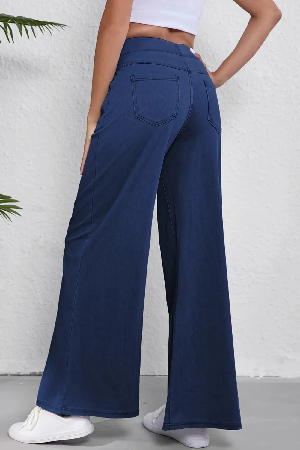 Wide Leg Jeans with Pockets sold by Charming Charlie product image thumbnail 3