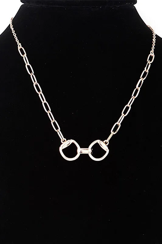 Horsebit Pendant Necklace sold by Charming Charlie product image thumbnail 4