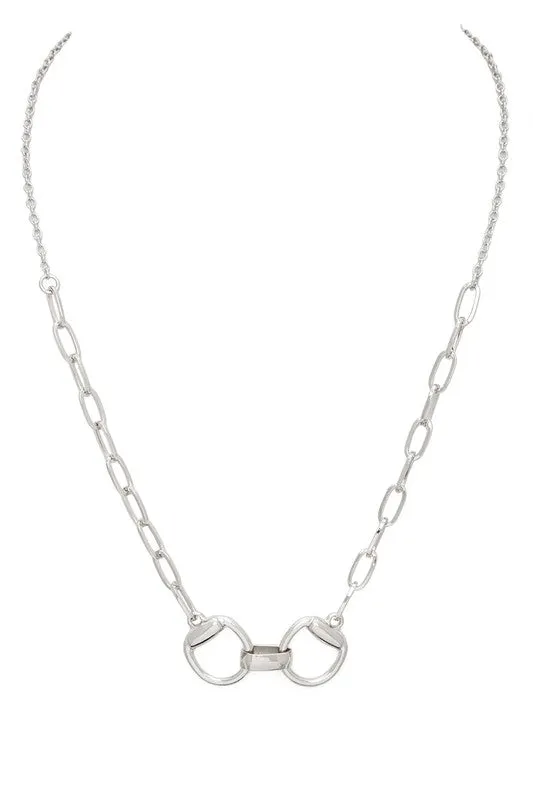 Horsebit Pendant Necklace sold by Charming Charlie product image thumbnail 3