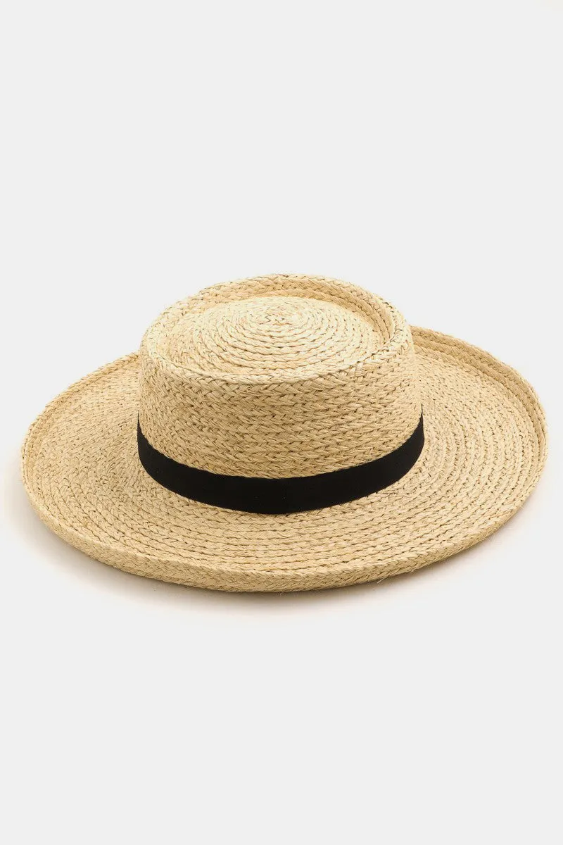 Fame Wide Brim Straw Weave Hat sold by Charming Charlie product image thumbnail 2