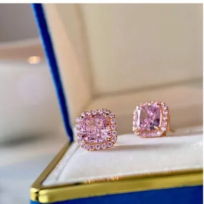 Artificial Gemstone Square Stud Earrings sold by Charming Charlie product image thumbnail 4