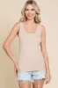 Culture Code Full Size Ribbed Scoop Neck Tank sold by Charming Charlie