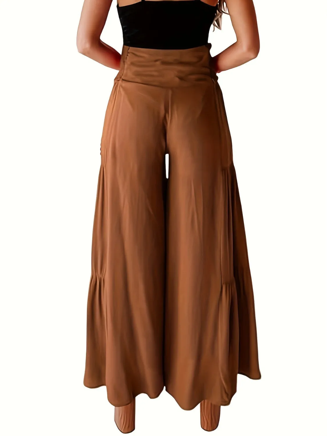Smocked Wide Leg Pants sold by Charming Charlie product image thumbnail 4