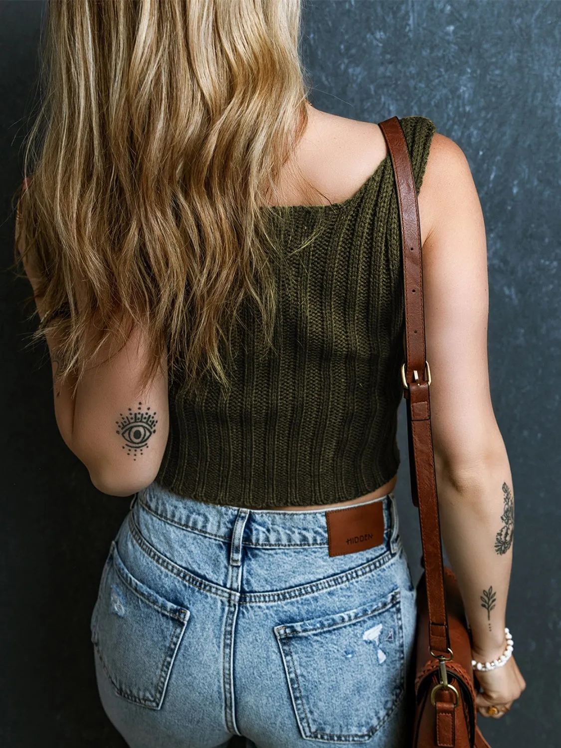 Scoop Neck Wide Strap Sweater Vest sold by Charming Charlie product image thumbnail 4