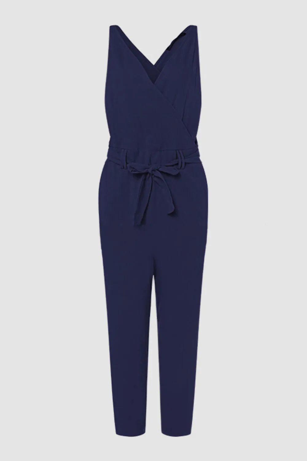 Full Size Surplice Sleeveless Jumpsuit sold by Charming Charlie product image thumbnail 3