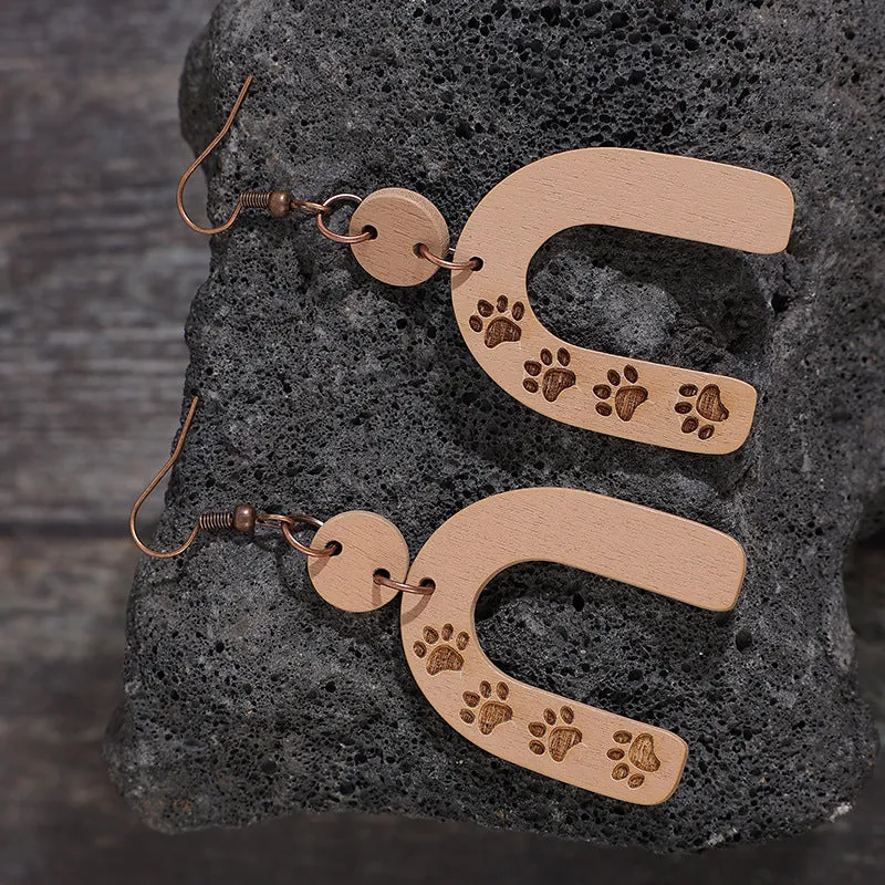 Geometric Shape Wooden Earrings sold by Charming Charlie product image thumbnail 4