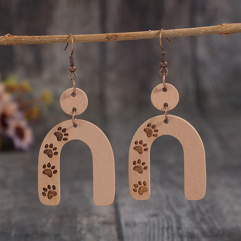 Geometric Shape Wooden Earrings sold by Charming Charlie
