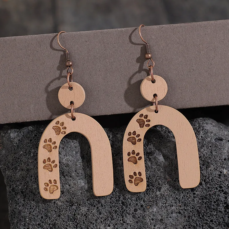 Geometric Shape Wooden Earrings sold by Charming Charlie product image thumbnail 2