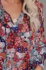 Printed Tie Neck Long Sleeve Blouse sold by Charming Charlie