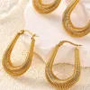 Titanium Steel U Shape Earrings sold by Charming Charlie
