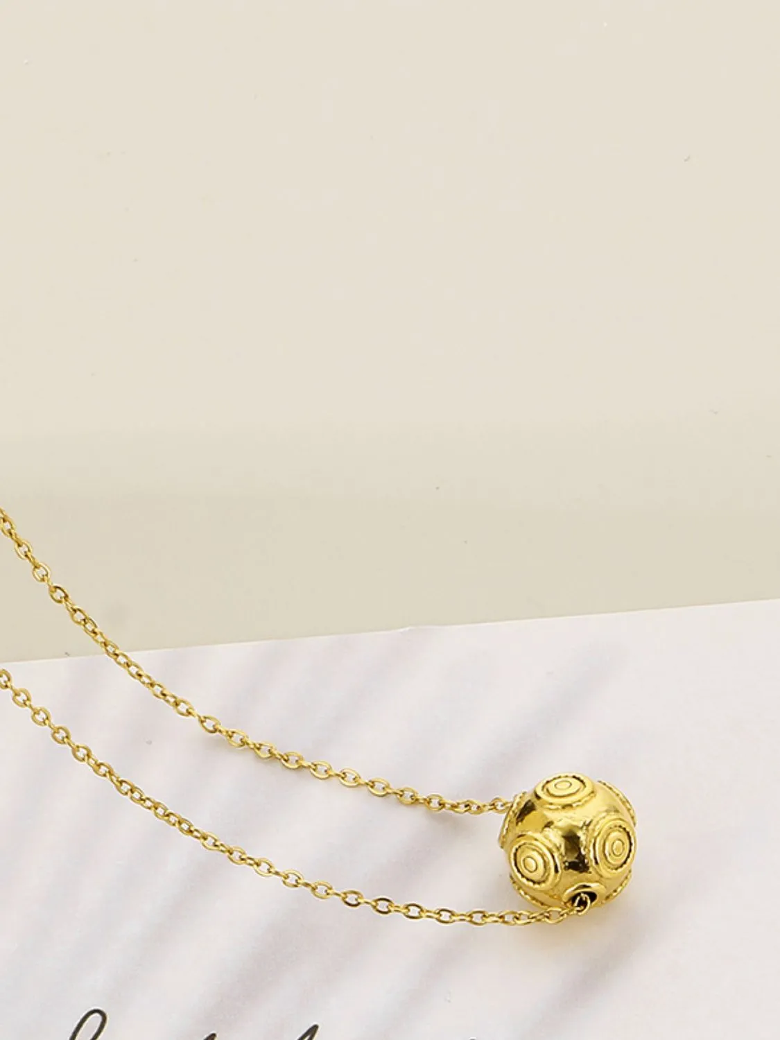 Stainless Steel Pendant Necklace sold by Charming Charlie product image thumbnail 2