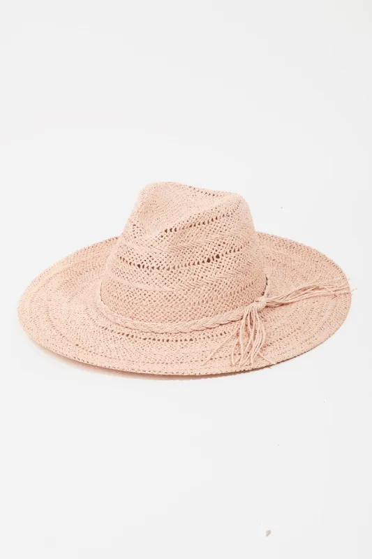 Fame Braided Rope Straw Hat sold by Charming Charlie