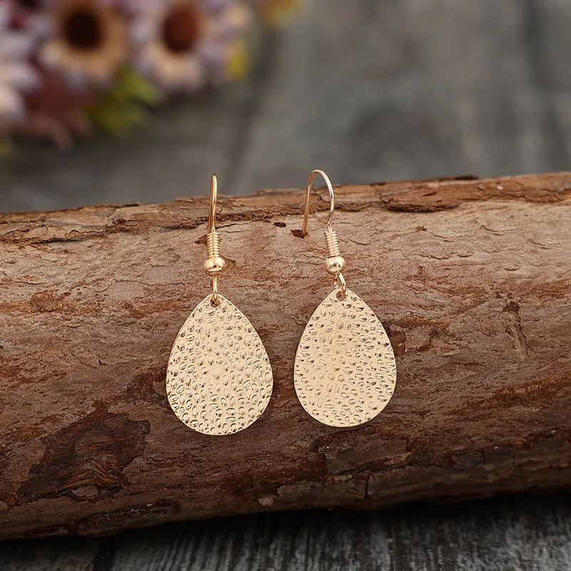 Gold-Plated Alloy Teardrop Earrings sold by Charming Charlie product image thumbnail 3