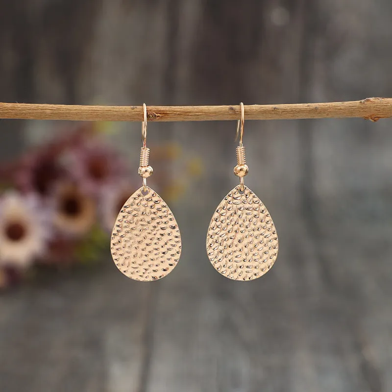 Gold-Plated Alloy Teardrop Earrings sold by Charming Charlie