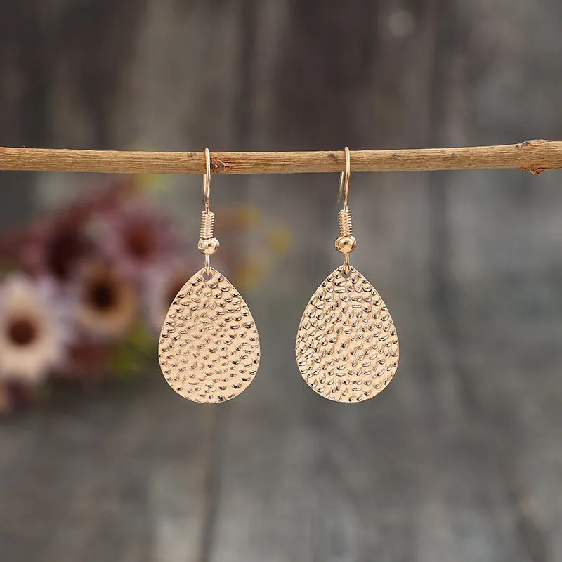 Gold-Plated Alloy Teardrop Earrings sold by Charming Charlie