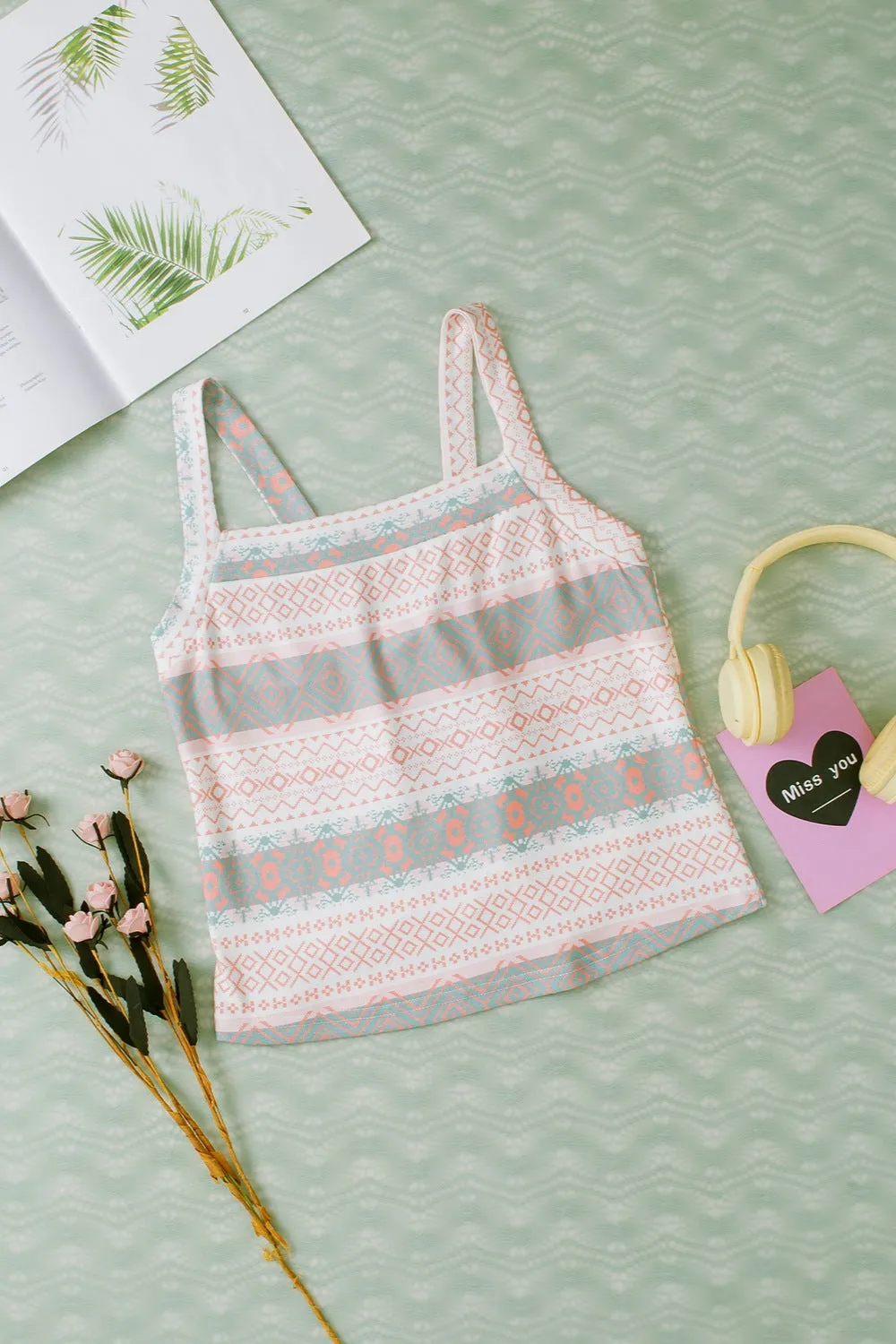 Tied Geometric Square Neck Cami sold by Charming Charlie product image thumbnail 2